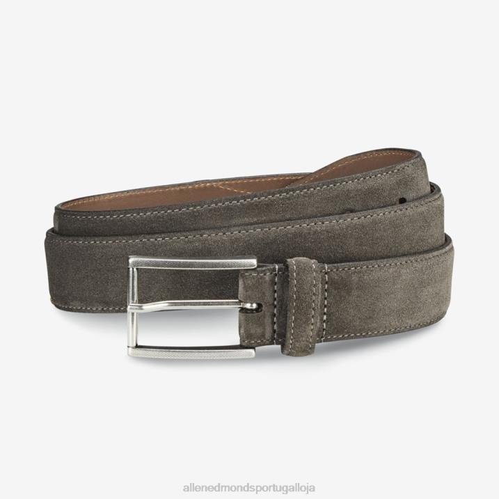 cinto de camurça avenida 848L568 cinza unissexAllen Edmonds
