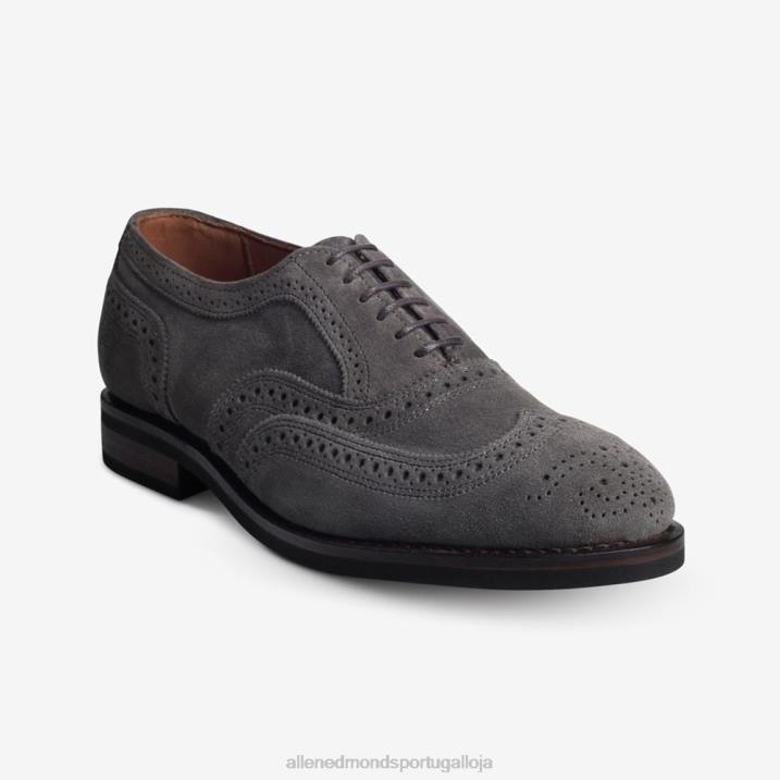 neumok camurça wingtip oxford 848L442 cinza homensAllen Edmonds