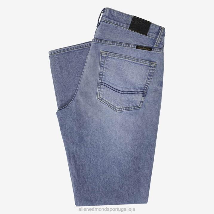 civilaire walker calça jeans slim reta 848L503 azul meio envelhecido unissexAllen Edmonds